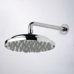 Remer 343-30-35323 9 Inch Rain Shower Head With Arm, Chrome